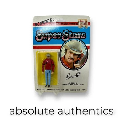 1982 年 ERTL 超级明星 SMOKEY 和 BANDIT Burt Reynolds 压铸活动人偶  — 第 1/3 张图片