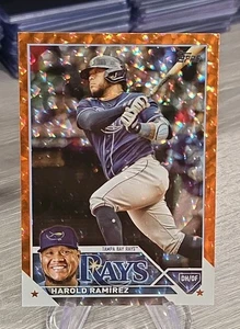 Harold Ramírez 2023 Topps Serie 2 Lámina Naranja/299 #387 Tampa Bay Rays - Imagen 1 de 3