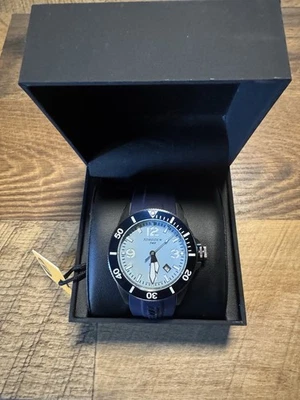 Reloj de cuarzo Torgoen T43 esfera azul hielo acero inoxidable Foto 1 de 4