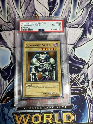 Yu-Gi-Oh! Summoned Skull SDY-004 Common Sample PSA 8 Near Mint - Image 1 of 2