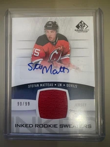 2013-14 SP Game Used #IRS-SM Stefan Matteau /99 MEM AU New Jersey Devils - Bild 1 von 2