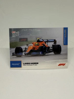2021 Topps Now Formula 1 F1 Lando Norris #44 50th Formula 1 Race - Image 1 of 2