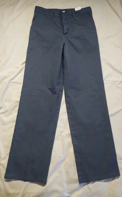 Dickies Original Fit Boy's Pants Size 14 Gray Hemmed Bottom *Check Image* - Image 1 of 4