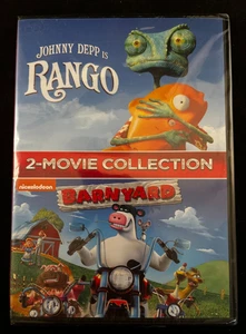 Rango / Barnyard - DVD - 2-Movie Collection - Johnny Depp - Kevin James - Picture 1 of 4