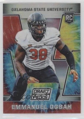 2016 Panini Prizm Collegiate Draft Picks Tie-Dye /49 Emmanuel Ogbah Rookie RC - Image 1 of 2