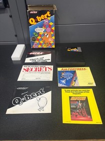 Q bert (Nintendo Entertainment System 1989) NES Complete CIB with Manual Tested 