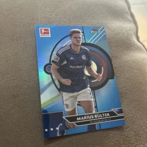 2020-21 Finest Bundesliga Marius Bulter Base Refractor Blue Wave /150 - Picture 1 of 1