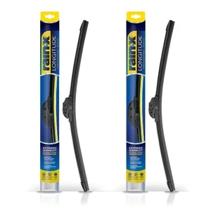 SET-830320 Rain-X Windshield Wiper Blades Set of 2 Front for VW Jeep Kia X5 Pair - Picture 1 of 6