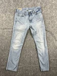 Hollister Co. Men's Jeans Slim Straight Fit Light Wash Denim Casual Size 30x30 - Picture 1 of 9