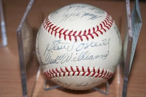 1951 Boston Red Sox Team firmado béisbol - Ted Williams DiMaggio 21 autógrafos - Imagen 1 de 9