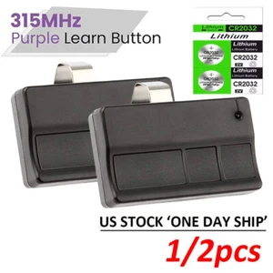 Electric 315mhz Garage Door Cloning Remote Control Gate Opener Key Fob US STOCK - Picture 1 of 14