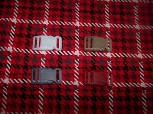 Wet Nose Designs All Dressed Up Classy Houndstooth Red Dog Collar COLOR Buckle - Picture 1 of 8