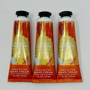 3 BATH & BODY WORKS CALYPSO CLEMENTINE SHEA HAND CREAM LOTION TRAVEL SIZE 1 OZ - Picture 1 of 7