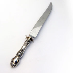 Wallace Violet Roast Carving Knife Sterling Silver 1904 - Picture 1 of 4