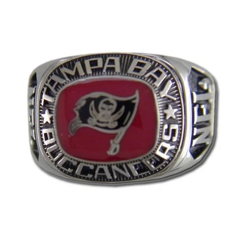 Tampa Bay Buccaneers Large Classic Silvertone NFL Ring Cover