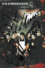 Till Lindemann und Rammstein @@ Repro-Autogramm @@ Musik @@ Foto @@
