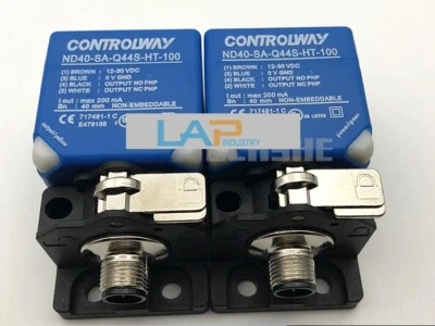 QTY:1 For Corey ND40-SA-Q44S-HT-100 12-30VDC 200mA 40mm proximity switch sensor - Image 1 of 4