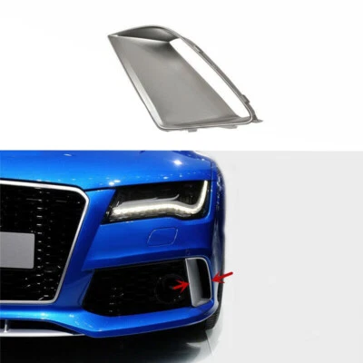 Left Front Bumper Side Grille Border Cover Molding Trim For Audi RS7 2014-2018 - Image 1 of 4