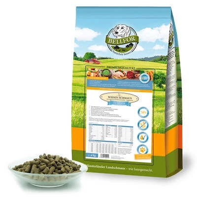 Hundefutter Trocken Welpenfutter Junior Hunde mit Huhn Getreidefrei 4 kg Bellfor - Bild 1 von 4