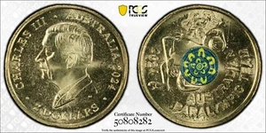 Australia 2024 Paralympic Team $2 Coloured Coin PCGS MS66 #8282 - Picture 1 of 2