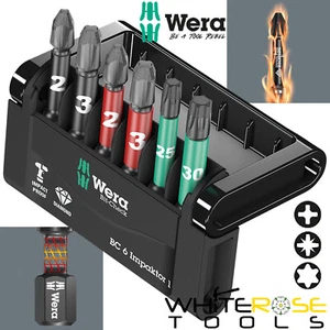 Wera Impact Duty Screwdriver Bit Set Bit Check 6 Impaktor 1 PH PZ TX 6pc - Picture 1 of 11
