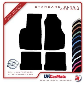 Fits Volkswagen VW Golf Mk1 Cabriolet 1975-1993 Hitech Black Tailored Car Mats - Picture 1 of 18