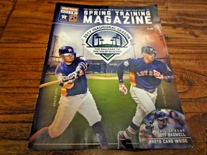 2017 Astros Spring Training Program Altuve Correa Bagwell HOF West Palm Beach - Picture 1 of 3