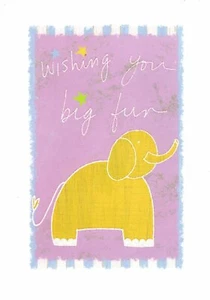 Congratulations New Baby Sweet Little Elephant Elephants Hallmark Greeting Card - Picture 1 of 3