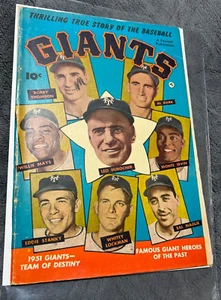 Thrilling True Story Of The Baseball Giants. 1951 issue - Picture 1 of 5