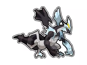 Black Kyurem Waterproof Vinyl Sticker Decal Die-Cut - Picture 1 of 1