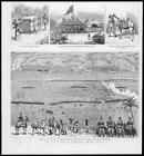 1886 Antique Print - India Indore Lord Dufferin Daly College Lepel Griffin (130)
