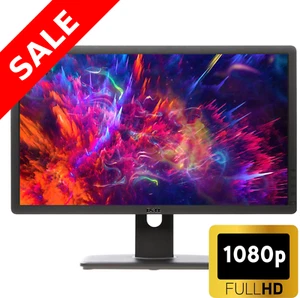 23” Office Monitor Full HD 60Hz Dell Widescreen 1080P IPS LCD Monitor w/ Cable - Picture 1 of 11