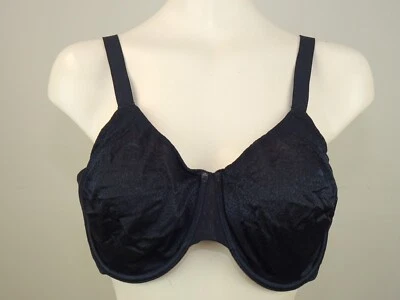 Wacoal 855303# 背面吸引全覆盖无衬里钢圈文胸美国尺寸 38 DDD — 第 1/4 张图片