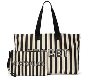 Victoria's Secret Zipper Tote & Wristlet - NEW WITH TAG - Picture 1 of 3