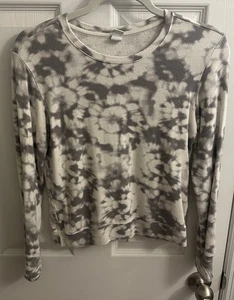 ATHLETA GIRL REST DAY PRINTED CREWNECK SWEATSHIRT Large 12 Girls Long Sleeve - Picture 1 of 7