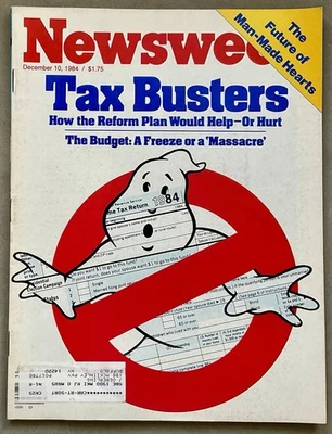 Newsweek VTG Issue - Dec 10, 1984 w/ Tax Busters • Books for Christmas • Dune Foto 1 de 4