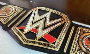 WWE World Heavyweight Championship Wrestling Replica Title Belt 2mm Adult Size - Picture 1 of 9