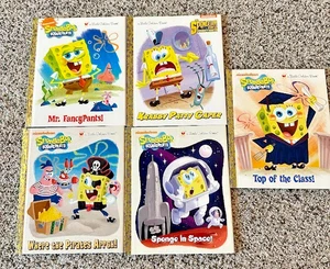 Little Golden Books Nickelodeon SPONGEBOB SQUAREPANTS Lot of 5 books GREAT! - Foto 1 di 4