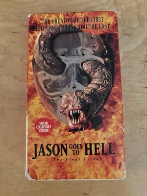 Jason Goes to Hell: The Final Friday (VHS, 1993, 89 min. Collectors Edition) Foto 1 de 4