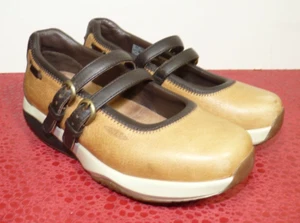MBT Changa Mujer Cuero Marrón Tostado Cuña Zapatos para Caminar Bombas Reino Unido 3.5 UE 36.5 - Imagen 1 de 11