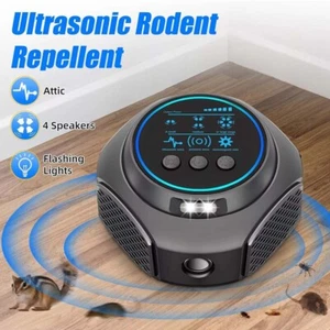 Upgraded Ultrasonic Pest Repeller Indoor Repellent For Roach Rodent Mouse Mice~ - Picture 1 of 12
