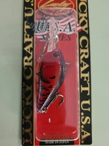 Auslaufmodell Lucky Craft Fat Mini DR Chameleon Red Craw Barschangeln Crankbait - Bild 1 von 4