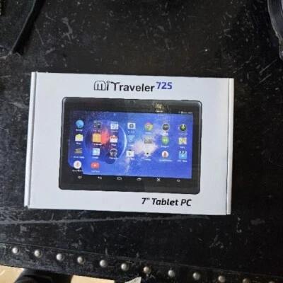 MiTraveler 725 8GB Expandable Wi-Fi 7in Black Touchscreen Quad Core 1.3Ghz Droid - Image 1 of 4