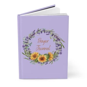 Bible Study Notebook-Hardcover Prayer Journal for Women-Floral Faith Journal - Picture 1 of 7