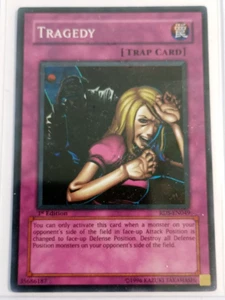 Yu-Gi-Oh Tragedy Trap Card TTCG 1996 RDS-EN049 1st Edition - Picture 1 of 2