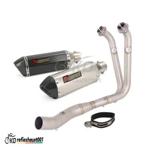 For CF-Moto 450SR-S 2023-2025 Full Exhaust System Front Pipe Muffler Tips Escape - Picture 1 of 15