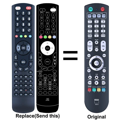 Replacement Remote Control For NAD AV3 AVR3 AVR4 T741 T747 T748 T757 - Image 1 of 4
