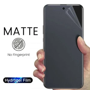 Matt Full Cover für iPhone 16 15 14 SE 11 13 12 Displayschutzfolie Hydrogel Folie - Bild 1 von 12