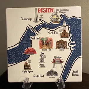 CERAMIC TILE TRIVET OF BOSTON - Picture 1 of 8