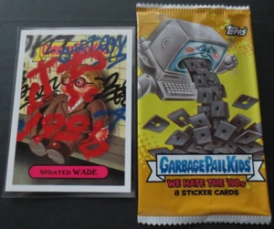 GARBAGE PAIL KIDS 2018 Odiamo gli anni 80 "CLASSIC 80s" #6a Wade spruzzato - Foto 1 di 3